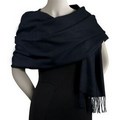 Navy Blue Acrylic Pashmina